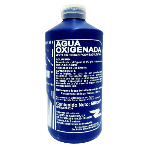 Agua Oxigenada 10 vol x 500 mL